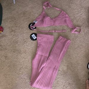 White fox boutique matching knit set